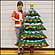 クリスマス装飾風船　超BIG クリスマスツリーバルーン　H155cm