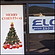 クリスマス装飾　貼ってはがせる壁/窓用シール　ウィンドウステッカークリスマスツリー　H100×W60cm