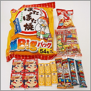 ミニ千本つり　追加用お菓子のみ　ビッグぽたぽた焼　100人用セット