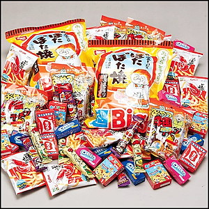 ミニ千本つり　追加用お菓子のみ　ビッグぽたぽた焼　100人用セット