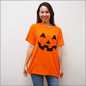 パンプキンオレンジTシャツ（L)