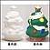 クリスマス手作り工作キット　陶器の色塗り貯金箱　クリスマスツリー　10個