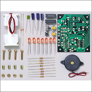 ＬＥＤ光の電子サイコロ　工作キット