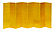 装飾用　金屏風（紙製）　H50×W100cm