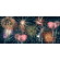 夏装飾　ディスプレイシート夜空花火　H87×L200cm