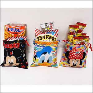 ディズニーフェイス巾着袋　お菓子詰め放題セット　48名様用
