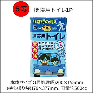 防災グッズ備えのきっかけプレゼント抽選会　100名様用