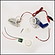手廻し発電機組立実験キット　1色LED・電子オルゴール・マイクロモーター付属