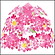 桜装飾　和桜2段センター　W60cm