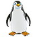 エアPOPバルーン[ポップバルーン]　ペンギン　H70cm