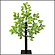 春の装飾　スプリング　グリーン立木スタンド　H90cm