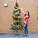 クリスマス装飾　クリスマスツリー　ファミリーセット　240cm（オーナメント付）