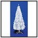 クリスマスツリー　スリムホワイトツリー　H210cm×W100cm  3分割
