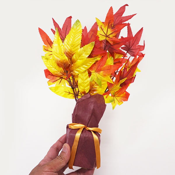秋装飾 オータムラッピングポット H37cm～秋の店舗装飾用品【イベントグッズ・パーティーグッズ】