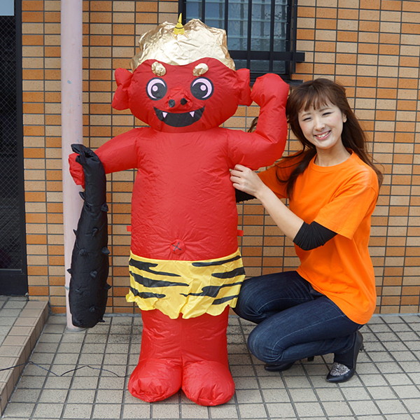 節分装飾 エアブロー 赤鬼くん H130cm～【イベントグッズ・イベント用品】