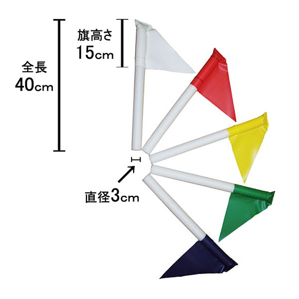ビーチフラッグの旗 5色セット～【イベントグッズ・イベント用品】